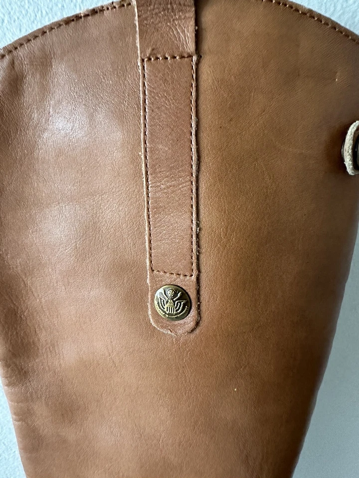 Sam Edelman Boots Womens 8M Penny Tan Cognac Leather Tall Riding Equestrian Boho - Image 3 of 4