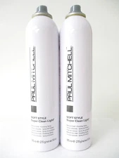 Paul Mitchell Super Clean Light Finishing Spray 9.5 oz (Pack of 2) dented