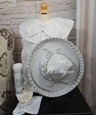 Free Shipping  Beautiful 8 Pieces Boy Charro Suit, White Charro Suit