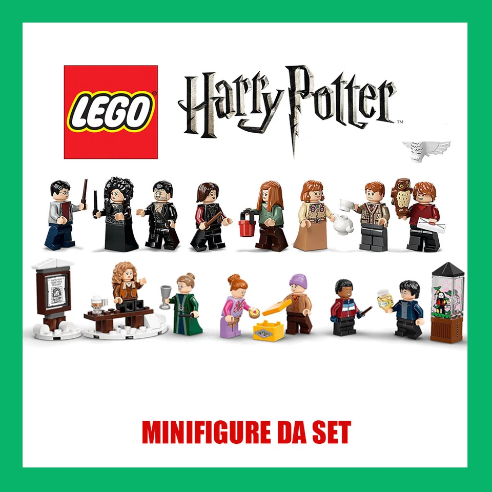 LEGO MINIFIGURES GENUINE ORIGINALI - HARRY POTTER WIZARDING WORLD - DA SET