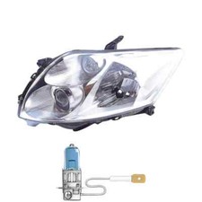 Halogen Scheinwerfer Frontscheinwerfer links H3 für Toyota Auris inkl. Lampen