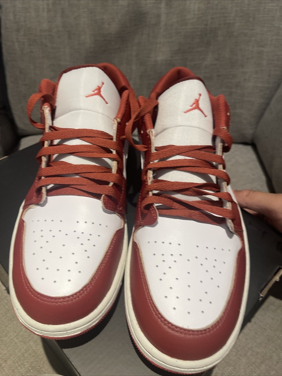 Air Jordan 1 Low SE UK 11 EU 46 ' Dune Red-Lobster- Sail' | eBay UK