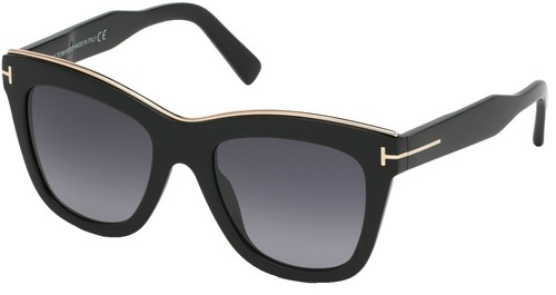 Tom Ford Toni Shiny Black/Smoke Polarized FT1111 01D Women display picture 3