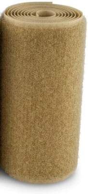 4'' Velcro  Brand MIL-SPEC Beige SEW-ON Type Strip-LOOP(soft) SIDE only-1 YARD