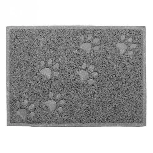 Grey cat food mat cheap