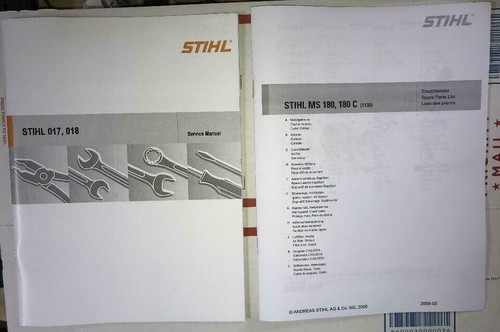 MS 180 MS180 C STIHL Service Workshop Repair & Parts Manual
