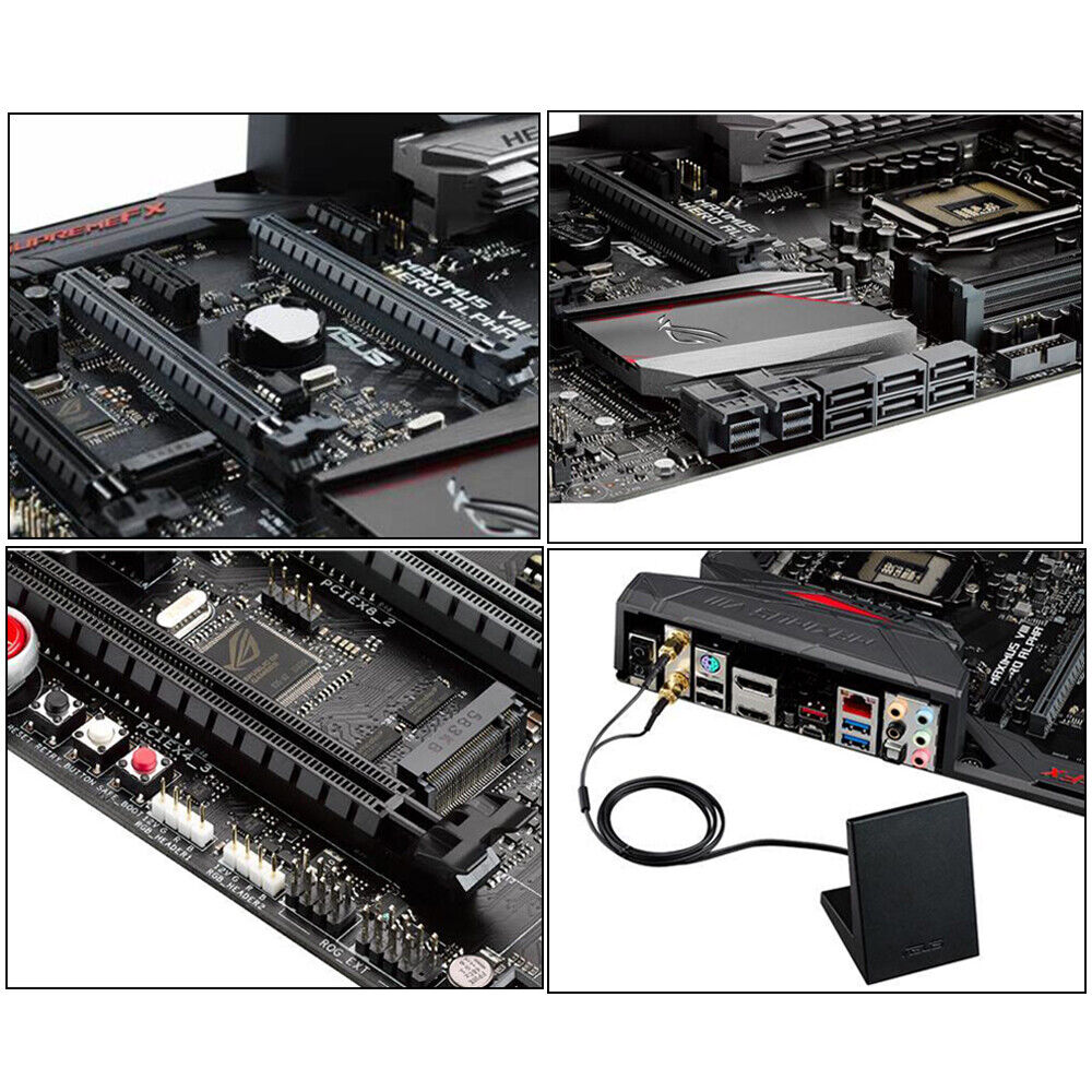 ASUS ROG MAXIMUS VIII HERO ALPHA Motherboard Intel Z170 LGA1151 DDR4  HDMI+Box