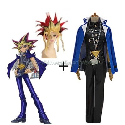 yugioh card costume Yu-Gi-Oh! YuGiOh Yu Gi Oh Muto Yugi Mutou Cosplay Costume Tailor made lot