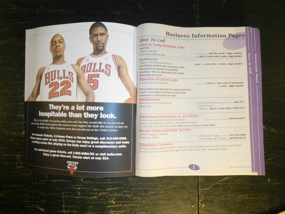 Hard to Find Vintage 2002-03 SBC Business to Business Chicago, NW IN. Phone Book - Image 3 of 4