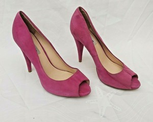 fuschia pink suede shoes