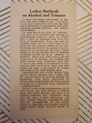 Religious Tract Leaflet Against Youth Use Of Tobacco & Alcohol  6''x3.5'' Illinois