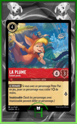 La Plume - 124/204 - Kapitel 3 - Französische Lorcana Karte Neu