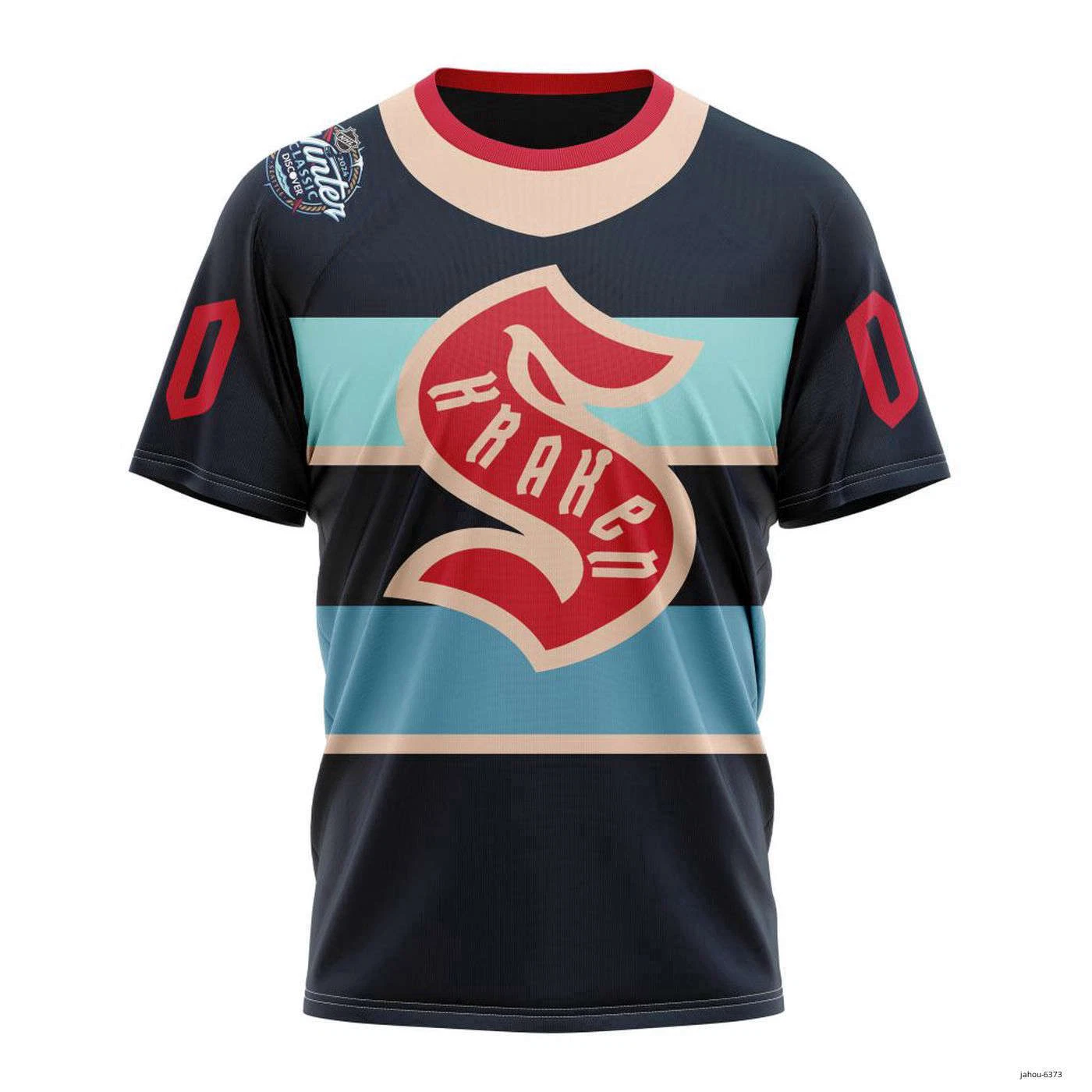 Seattle Kraken Winter Classic Design Concept