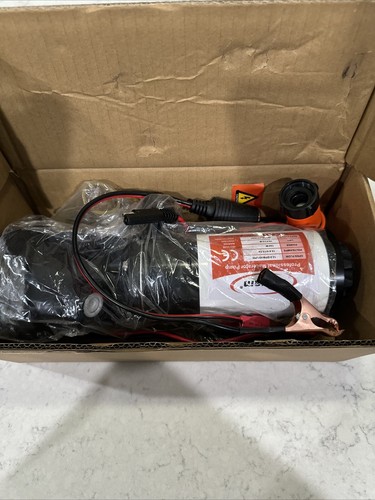 Mayan 12V RV Macerator Quick Release Pump - 12GPM Dump Station Mount Solution