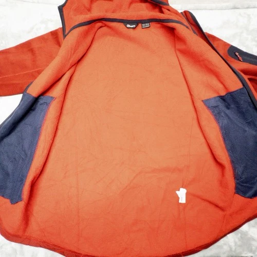 Berghaus Full Zip Red Hoodie Mens XL Gorpcore Outdoors Ski image 8