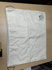 Coach Purse White Satin Dust Bag Drawstrings 23x18 Large Ivory White
