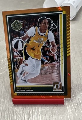 2025 Panini Donruss WNBA - Zia Cooke #69 Orange Laser /199