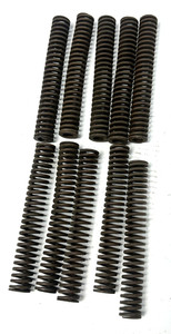 CLOSED AND GROUND DIE CUT SPRINGS 5" OAL 5/8" OAD 3/8" ID (LOT OF 10)