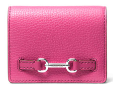 🩷 Cartera a Presión Michael Kors Carson Pequeña de Cuero Guijarro - Rosa Fruta del Dragón - Nueva con Etiquetas
