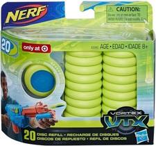 240 NERF Vortex VTX D20 Disc Lot - 12 packs of 20 discs BRAND NEW SEALED NIP 