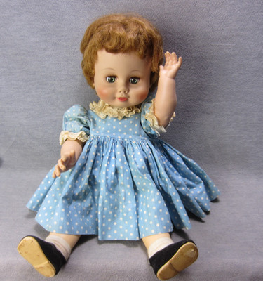 Madame Alexander KATHLEEN Vintage Doll Flirty Follow Me Eyes 22'' Orig Dress