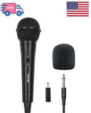 Handheld Wired Microphone, Cardioid Dynamic Vocal Mic with 13Ft Cable and On/Off