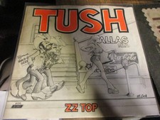 1975 ZZ TOP Tush Blue Jean Blues US Picture Sleeve 7" London 220 VG/VG