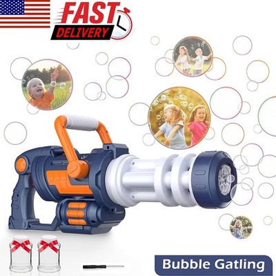 Bubble Machine with Music Light 7000+Bubbles Per Minute Kids Birthday Wedding