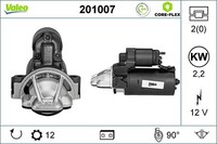 Valeo Anlasser Starter 2 Kw FüR Ford Transit Custom Kasten Peugeot Boxer FA