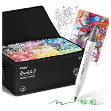 Ohuhu 320 Colors Dual Tips Illustration Permanent Marker Pen Honolulu BOLD BRUSH
