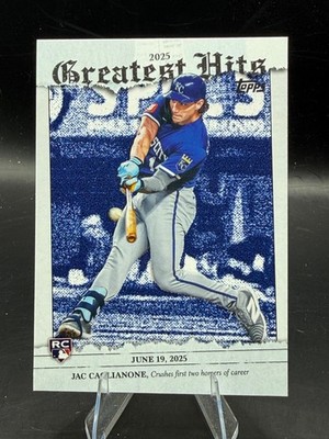Jac Caglianone 2026 Topps 2025's Greatest Hits #GH-25 Kansas City