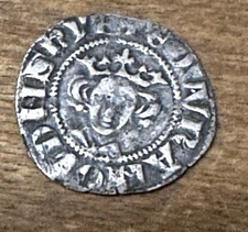 Edward I 1st Medieval Hammered Silver Penny Coin. XF