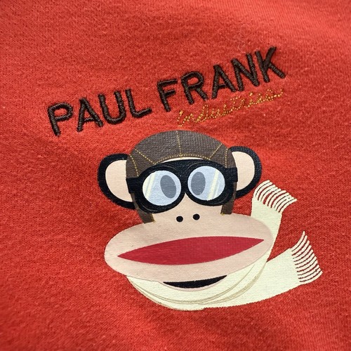 Paul Frank Felpa con Cappuccio Arancione Felpa Giacca Scimmia Pilota Aereo Bambini XL - Foto 13 di 15