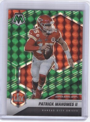 2021 Panini Mosaic #288 Patrick Mahomes II Prizm Green