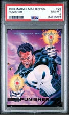 1993 MARVEL MASTERPIECES #26 PUNISHER PSA 8 VIDEO🎬👀