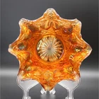 Vintage Imperial Glass Company Marigold Carnival Glass Fruit Bowl