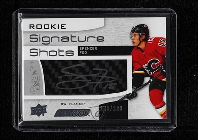 2018-19 Upper Deck Engrained Rookie Signature Shots /249 Spencer Foo Auto RC 1o3