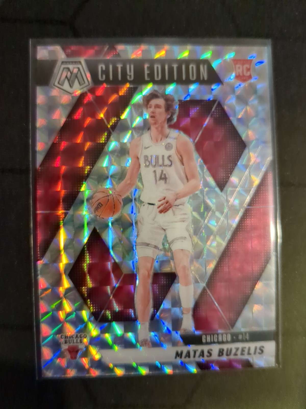 2024-25 Panini Mosaic #273 - Matas Buzelis City Edition Rookie Mosaic Prizm