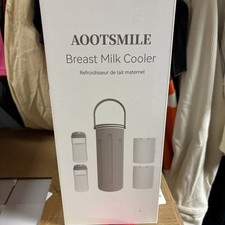 AOOTSMILE Breast Milk Cooler-22 oz -Portable-Includes 2 Bottles-NEW IN ORIG BX