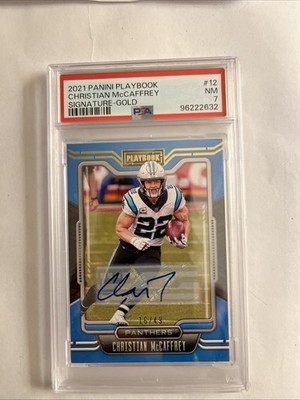 Christian McCaffrey Signature Gold #49