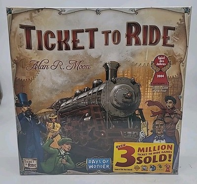 SEALED Days of Wonder Ticket To Ride by Alan R. Moon Train Adventure Board Game