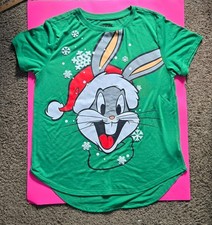 Looney Tunes Bugs Bunny Holiday Kids XL 15/17 T-shirt