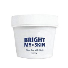 Brightening Cream,Bright My Skin Gluta Rice Milk Mask Gluta Rice Clay