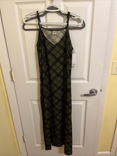 SALE ! Hurley Dress Size S NWT Plaited  Green V Neck Spaghetti Adjustable Straps
