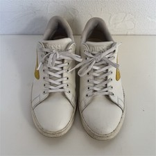 Diesel S-Athene Low White Gold Leather Sneakers Men’s US Size 9