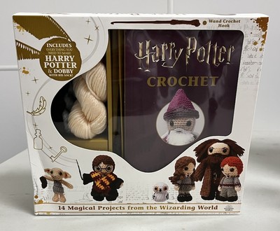 Harry Potter Crochet  Kit With Wand Crochet Hook LIKE NEW