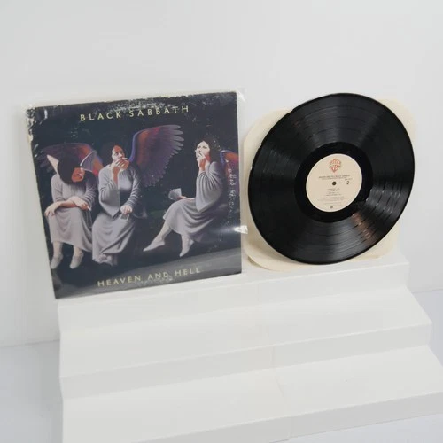 Vintage Black Sabbath Heaven and Hell Vinyl LP 1980 Warner Bros Album Rock Music