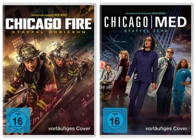 Chicago Fire - Staffel 13 + Chicago Med - Staffel 10 im Set # DVD