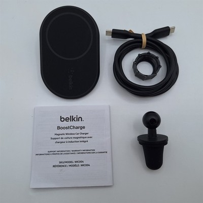 Belkin BoostCharge 10W MagSafe Compatible Magnetic Wireless Car Mount Charger