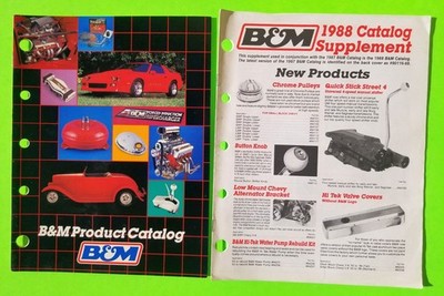 1988 B&M Product Catalog + Supplement, Competition Shifters performance racing
